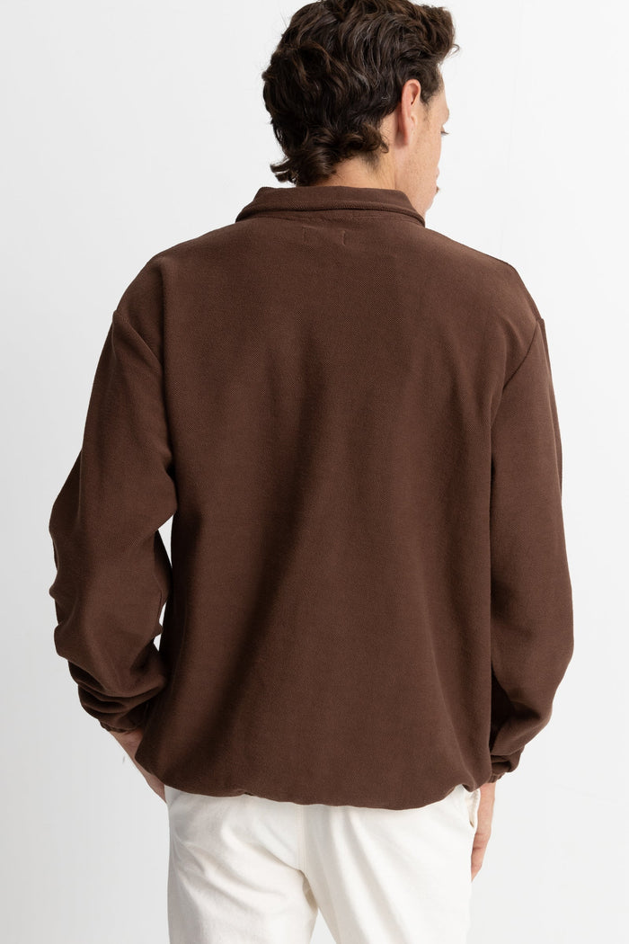 REVERSE TERRY QUARTER ZIP
