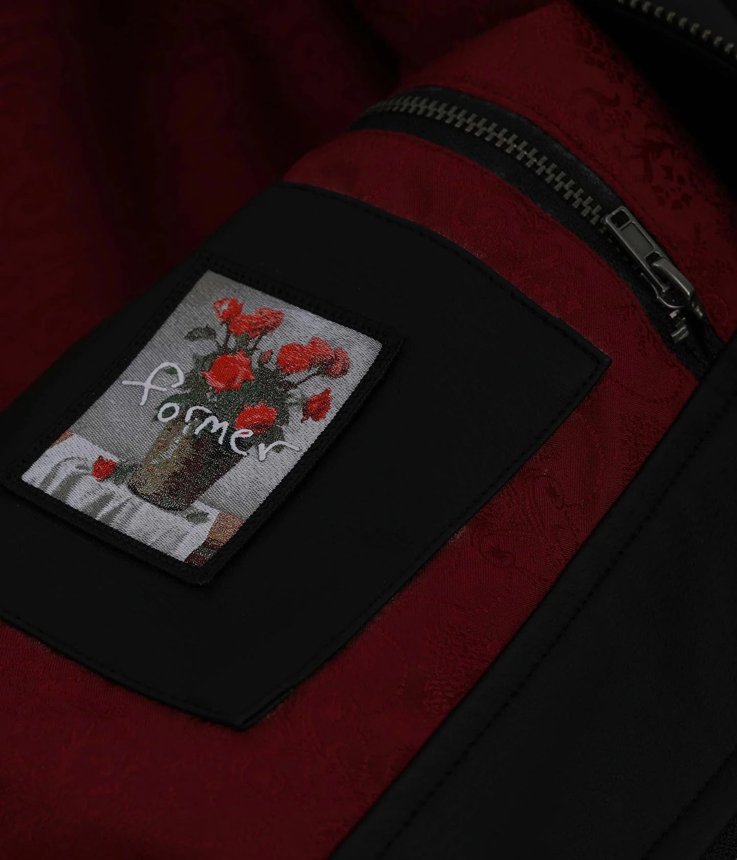CAGE LEATHER JACKET