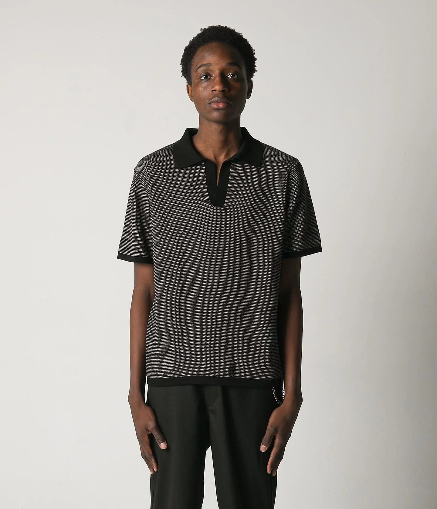 PERCEPTION OPEN COLLAR POLO