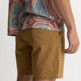 WORN PATH TEXTURED LINEN SHORT