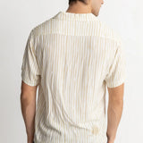 LILY STRIPE CUBAN SS SHIRT