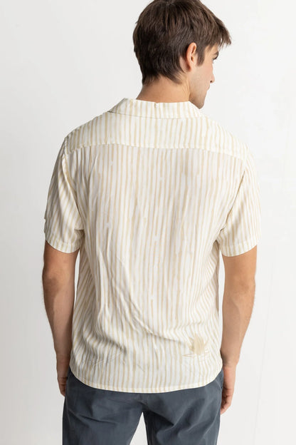 LILY STRIPE CUBAN SS SHIRT