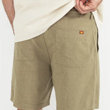 WORN PATH TEXTURED LINEN SHORT