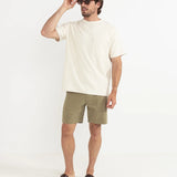 WORN PATH TEXTURED LINEN SHORT