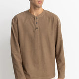 VINTAGE TERRY LS HENLEY