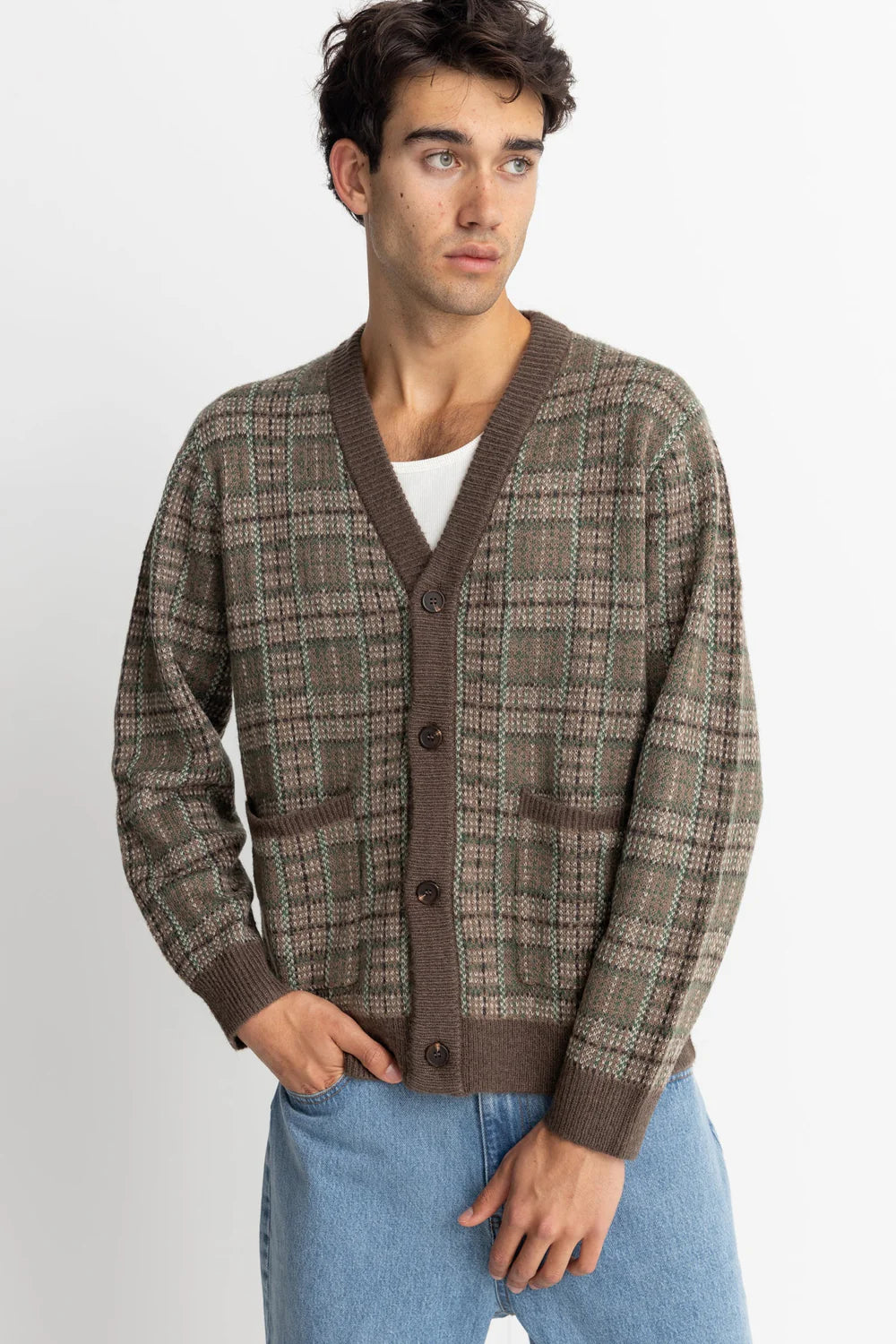 MOHAIR CRISS CARDIGAN