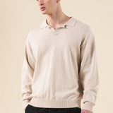 TROPEZ KNIT POLO SWEATER