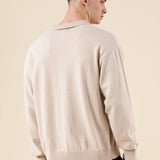 TROPEZ KNIT POLO SWEATER