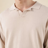 TROPEZ KNIT POLO SWEATER