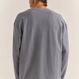 VINTAGE TERRY LS HENLEY