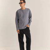 VINTAGE TERRY LS HENLEY