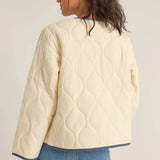 CHECK QUILTED JACKET