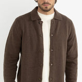 MOHAIR BUTTON UP KNIT