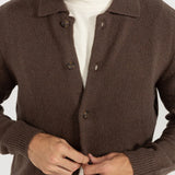 MOHAIR BUTTON UP KNIT