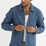TEXTURED WALE LS SHIRT