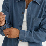 TEXTURED WALE LS SHIRT