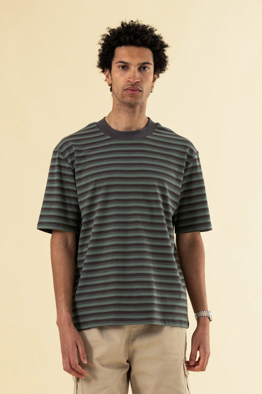 PEACHED STRIPE TEE