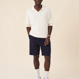 BALEARIC RIBBED KNIT POLO