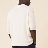 BALEARIC RIBBED KNIT POLO