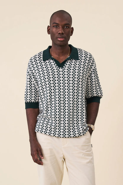 SERRA DOTTED KNIT POLO