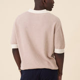TEXTURED KNIT POLO