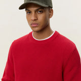 RIBBED CREWNECK KNIT