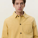 COLOURED WASHED DEMIN OVERSHIRT