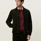 CORDUROY ZIPPER COACH JACKET