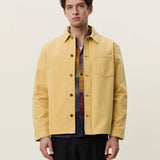 COLOURED WASHED DEMIN OVERSHIRT