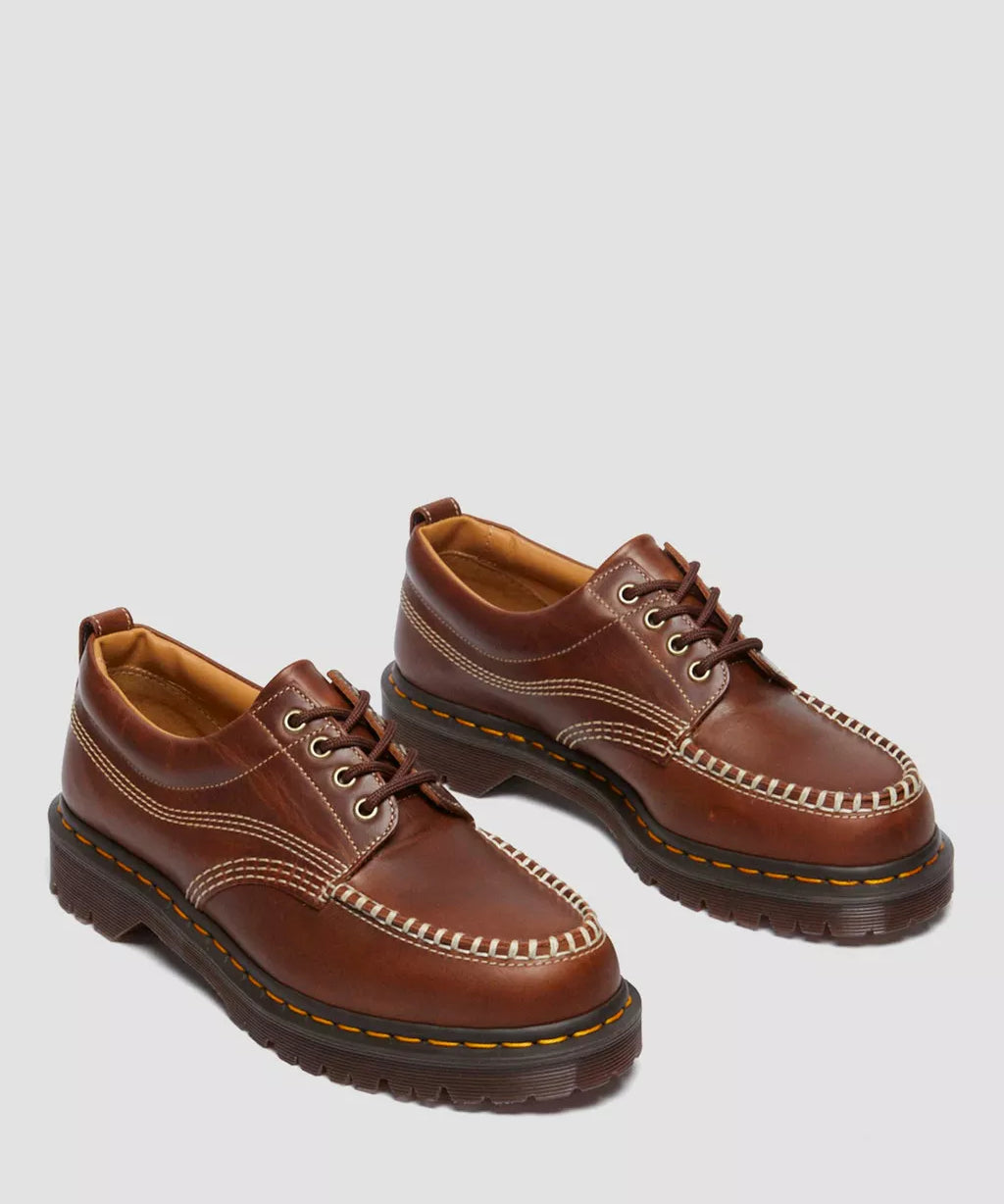 LOWELL LEATHER MOC TOE SHOES