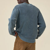 ACID WASHED CREWNECK SWEATER