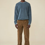 ACID WASHED CREWNECK SWEATER