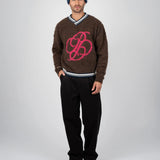 FUZZY KNIT SWEATER