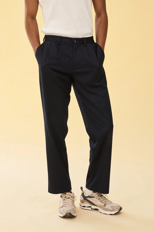 PLEATED SMART TROUSERS