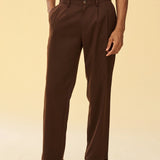 PLEATED SMART TROUSERS