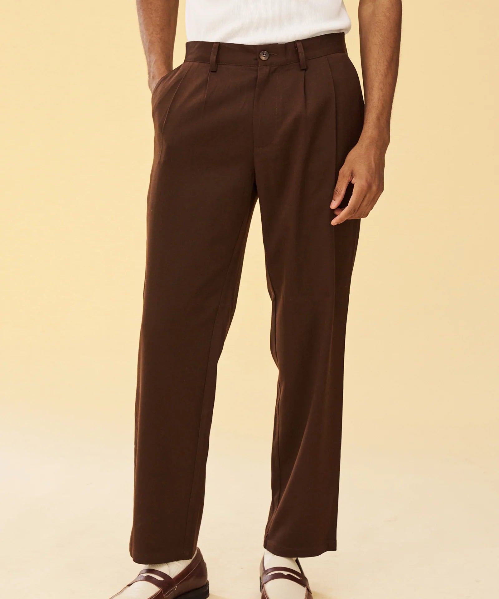 PLEATED SMART TROUSERS