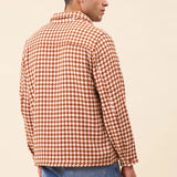 CHECKERED WOVEN OVERSHIRT