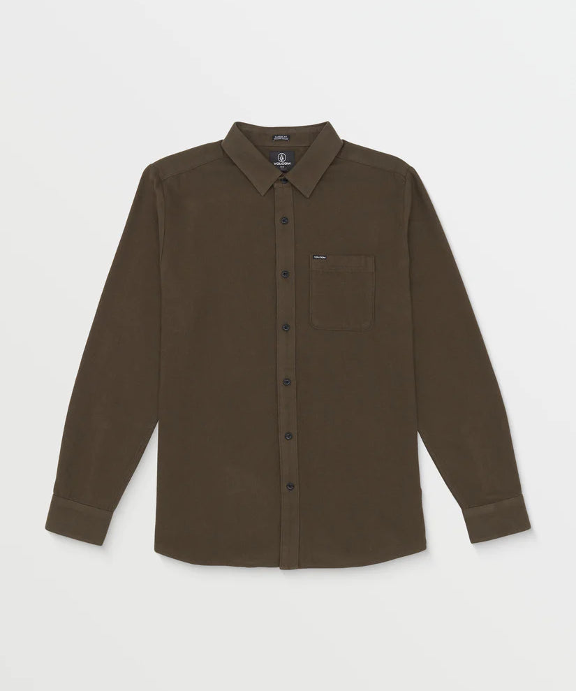 CADEN SOLID LONG SLEEVE SHIRT