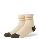 MARLED STRIPE QUARTER SOCK