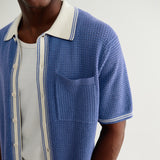 BELLE SS SHIRT TIPPED POINTELLE