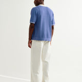 BELLE SS SHIRT TIPPED POINTELLE