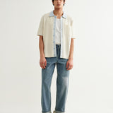 BELLE SS SHIRT TIPPED POINTELLE