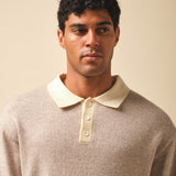 WOOL GRANDAD POLO