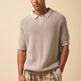 CROCHET KNIT POLO