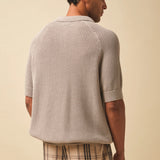 CROCHET KNIT POLO