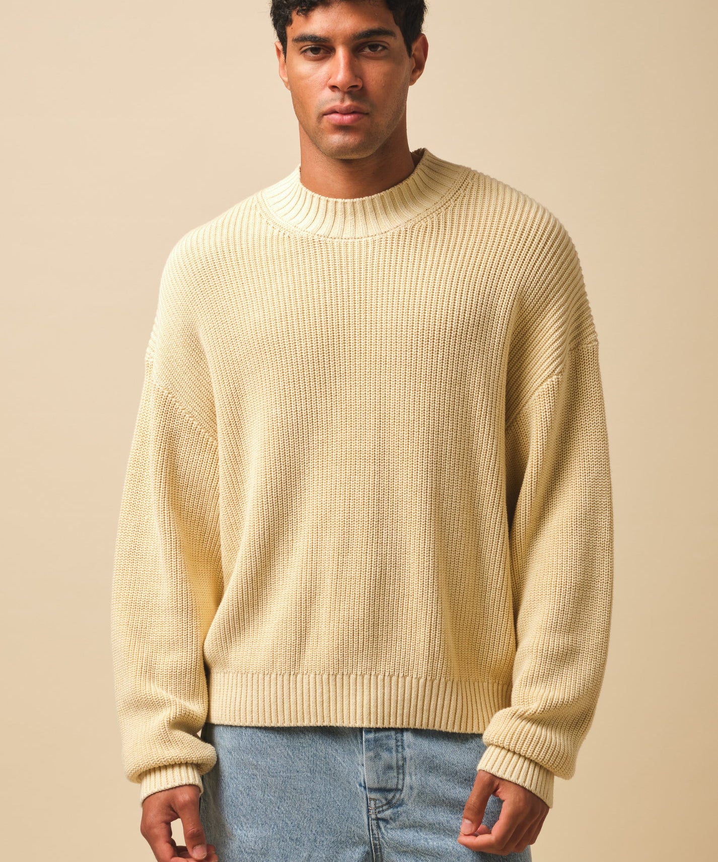 RIBBED CROPPED KNIT