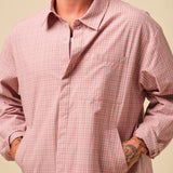FREDDIE CANDY CHECK BOXY COTTON SHIRT
