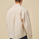 PORTO HERRINGBONE STRIPE SHIRT