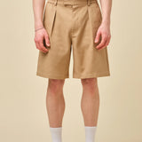 WIDE PLEATED SHORTS