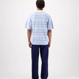 LUNDY STRIPE KNIT POLO